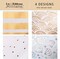 Gift Wrapping Paper Rolls Bundle (4 Rolls:100 sq. ft. ttl.) with White/Gold/Silver Diamonds/Dots/Rainbows/Stripes Pattern for Birthday Wedding Baby Shower Christmas -30 Inch X 10 Feet